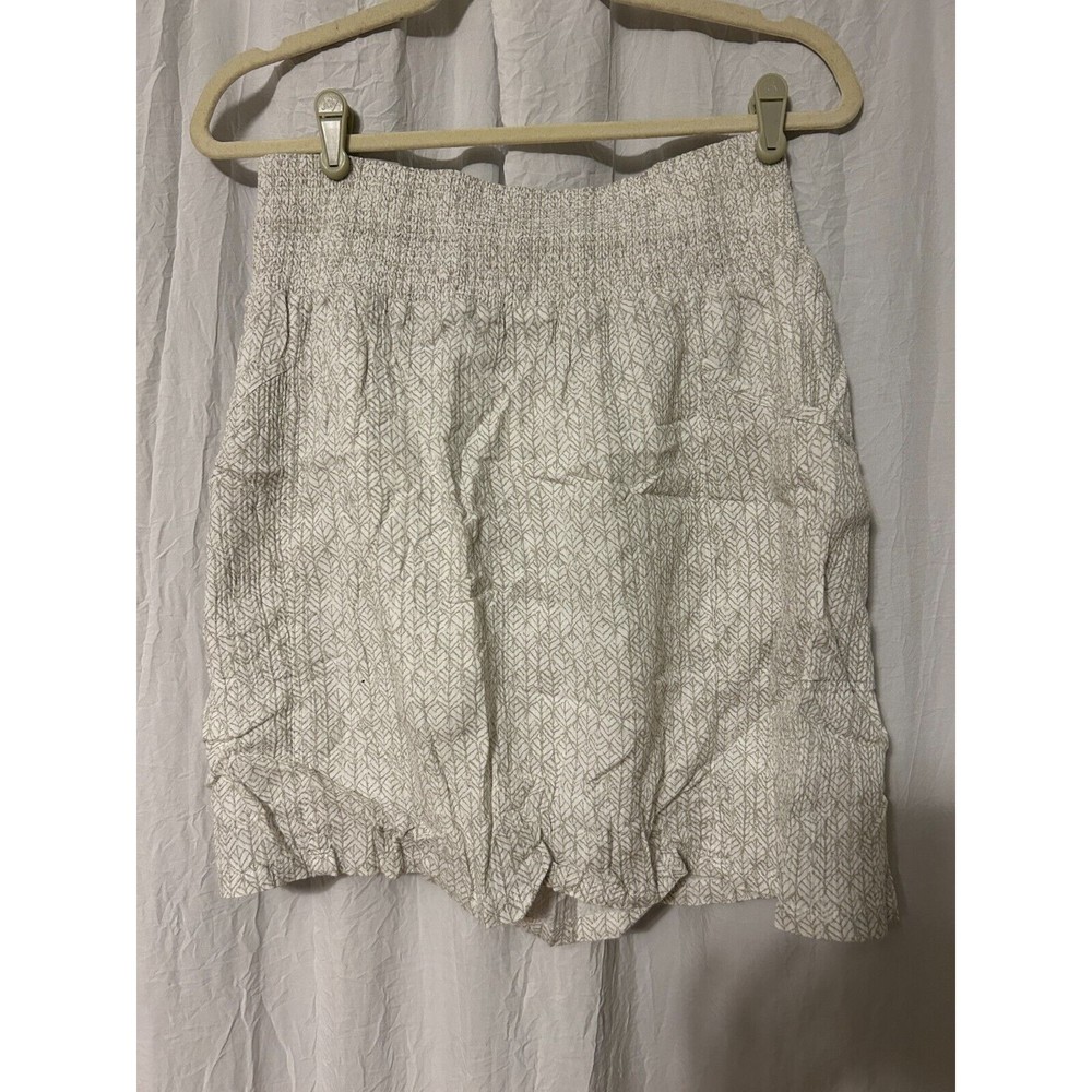 Prana Skirt Womens Medium Elastic Pull On Pockets Casual Athleisure Cotton